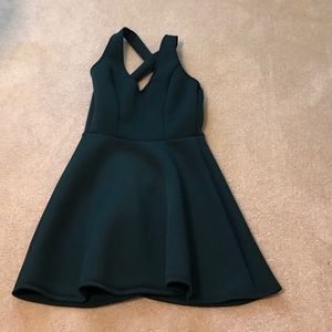 Forest green dress